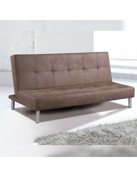 sofa cama clic clac baisbol - Color marron