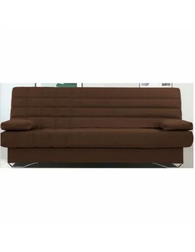 Conjunto de 2 sillones y un sofá cama con patas de madera y arcón – Monaco