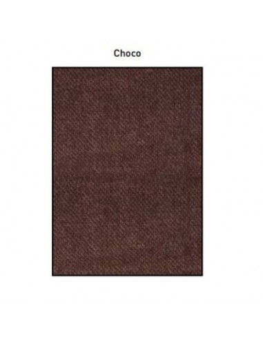 tejido del sofa cama color marron chocolate