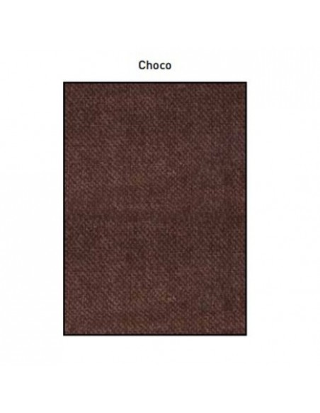 tejido del sofa cama color marron chocolate