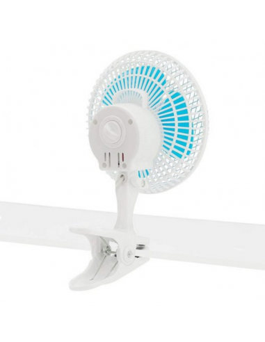 ventilador para sobre mesa pequeño blanco