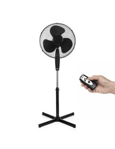 Estupendo ventilador de suelo con temporizador y mando a distancia