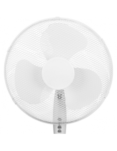 aspas del ventilador de suelo color blanco