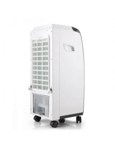 parte trasera del climatizador ventilador portatil