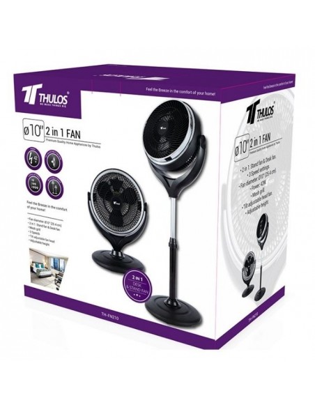 caja del ventilador de pie y de mesa thulos