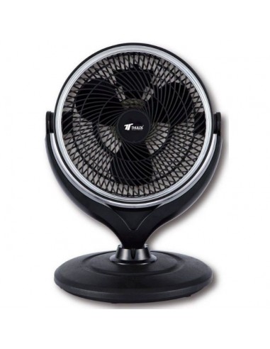 ventilador de pie y de mesa color negro