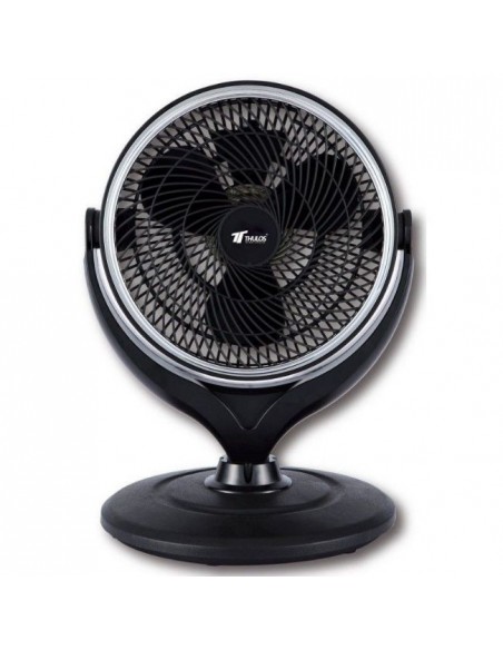 ventilador de pie y de mesa color negro