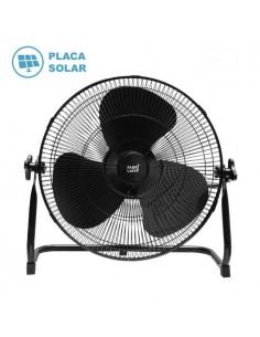 Ventilador de sobre mesa con panel solar 2