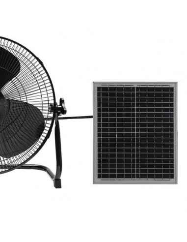 placa solar del ventilador de mesa