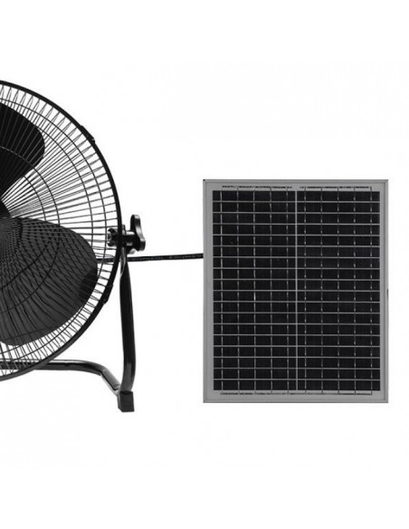 placa solar del ventilador de mesa