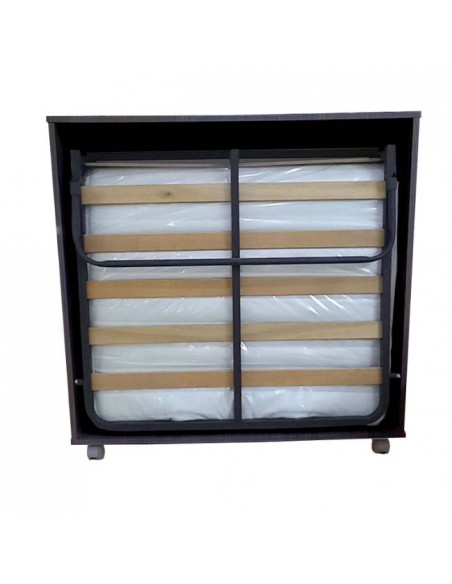 Plegatín con mueble - Wengue (colchón 180 cm)