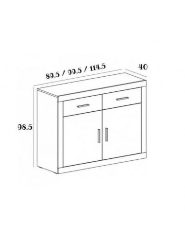 Mueble cama auxiliar - Haya (colchón...
