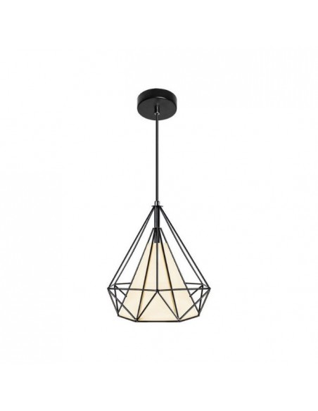 lamapara colgante jaula de metal