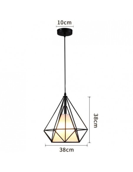 Oferta lámpara colgante - Jaula de Metal