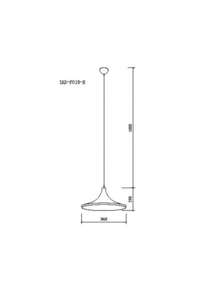 Oferta lámpara colgante moderna - Juliette SKD