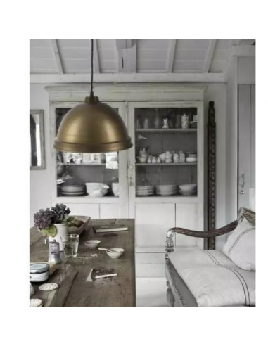 Oferta lámpara colgante - ALU CUERO