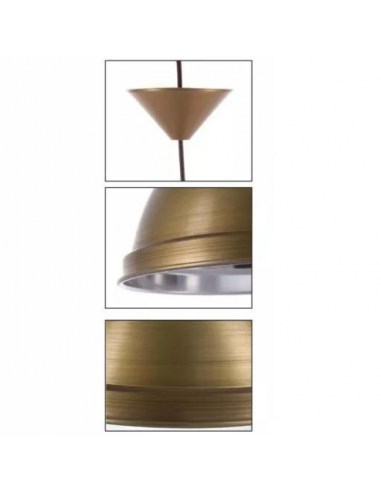 Oferta lámpara colgante - ALU CUERO