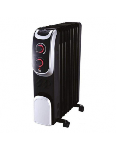 Radiador aceite FM Black 1000W Radiador aceite FM Black 1000W