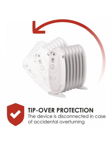 Radiador aceite mini Bastilipo 600W Radiador aceite mini Bastilipo 600W