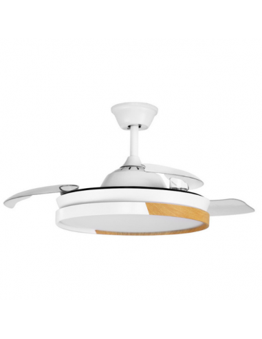 Ventilador de Techo con Aspas Ocultas Blanco - Emperador Ventilador de Techo con Aspas Ocultas Blanco - Emperador