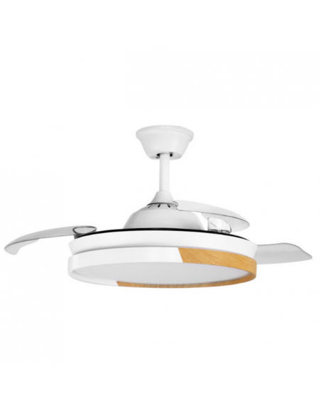 Ventilador de Techo con Aspas Ocultas Blanco - Emperador Ventilador de Techo con Aspas Ocultas Blanco - Emperador