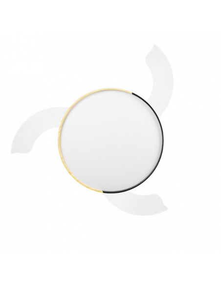 Ventilador de Techo con Aspas Ocultas Negro - Emperador