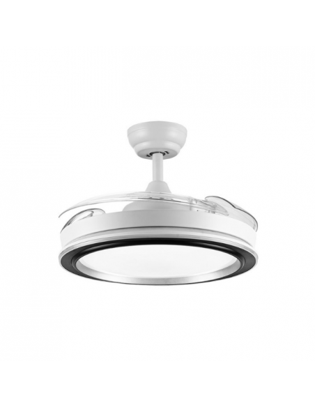 Ventilador de Techo Aspas Ocultas Blanco - Picolo