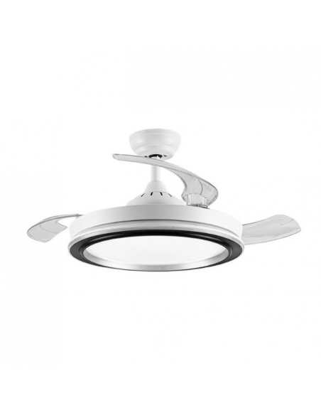 Ventilador de Techo Aspas Ocultas Blanco - Picolo