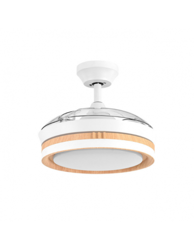 Ventilador DC de Techo con Aspas Ocultas Blanco - Viper