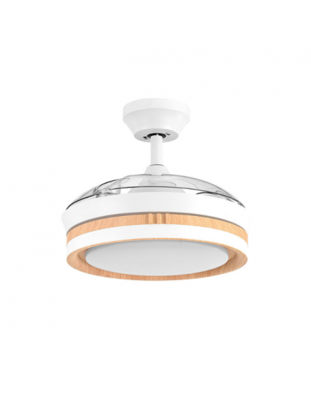 Ventilador DC de Techo con Aspas Ocultas Blanco - Viper