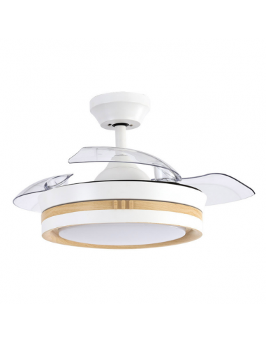 Ventilador DC de Techo con Aspas Ocultas Blanco - Viper