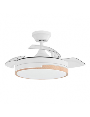 Ventilador de Techo Retráctil Blanco - Olimpia