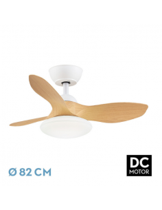 Ventilador Pequeño de Techo Blanco Haya - Paramo 2