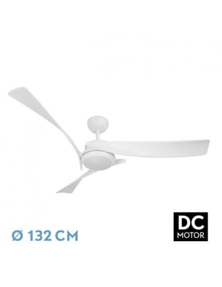 Ventilador Grande DC Blanco - Tarento