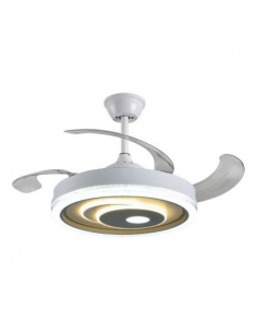 Lámpara ventilador de Aspas Ocultas - Trio