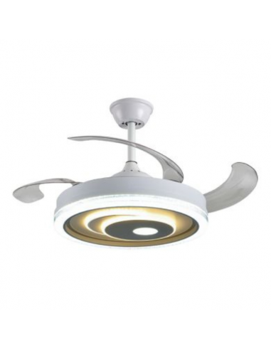 Lámpara ventilador de Aspas Ocultas - Trio