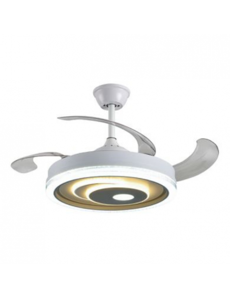 Lámpara ventilador de Aspas Ocultas - Trio