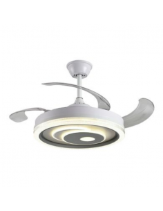 Lámpara ventilador de Aspas Ocultas - Trio 2