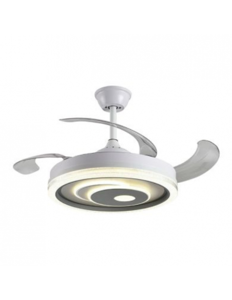 Lámpara ventilador de Aspas Ocultas - Trio