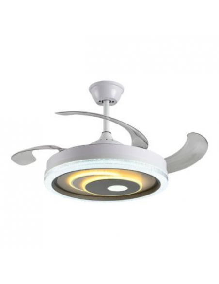 Lámpara ventilador de Aspas Ocultas - Trio