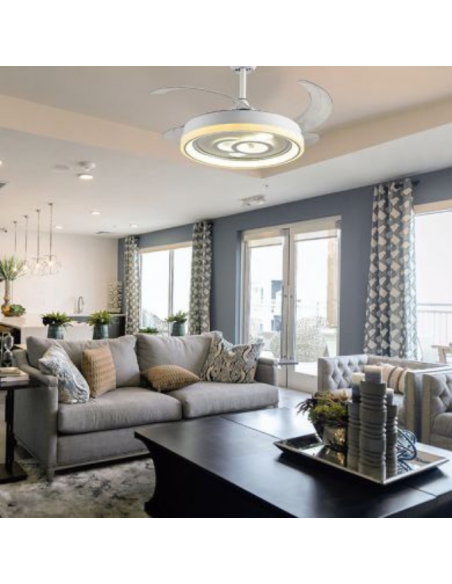 Ventilador de Techo Aspas Ocultas - Dafne