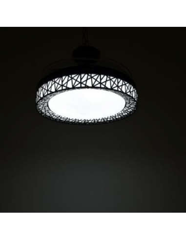 Ventilador de Techo Aspas Ocultas Negro - Nido