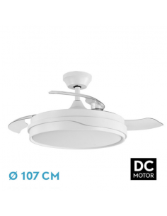 Ventilador Grande de Techo Blanco - Tempano