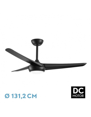 Ventilador Grande DC Negro - Patras