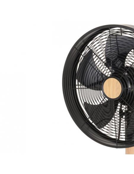 Ventilador de Sobremesa Negro Haya - Falcon
