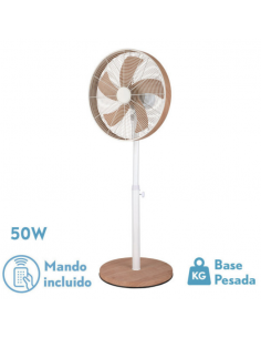 Ventilador de Pie Blanco Haya- Alcañiz