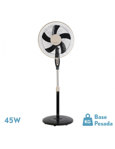 Ventilador de Suelo Negro Beis - Belmonte