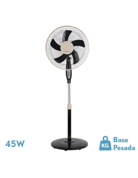 Ventilador de Suelo Negro Beis - Belmonte