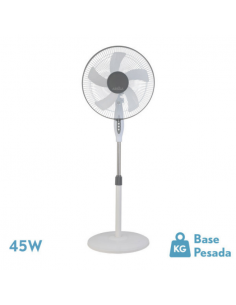 Ventilador de Suelo Blanco Gris - Belmonte