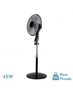 Ventilador de Suelo Negro Gris - Mágico